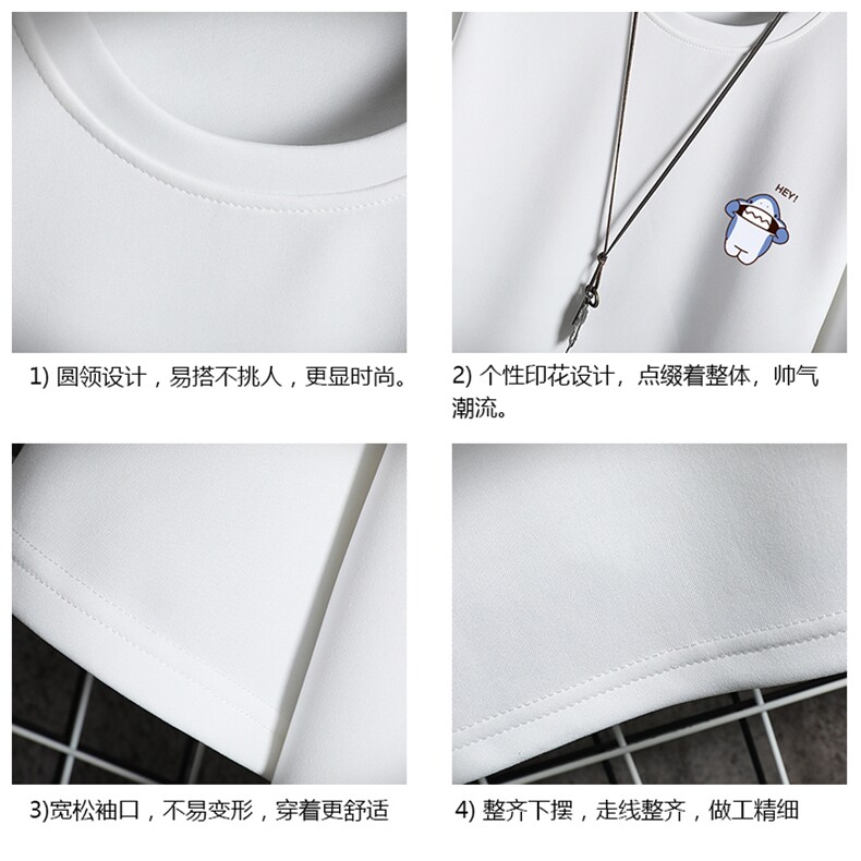 TK28167-P25春夏季七分袖t恤男大码五分袖男短袖中袖网格挂拍,男装T恤,电商A040A