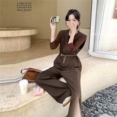 2025秋季三件套马甲套装配腰带RF2C290-6867#-P185-K285，女装套装/套裙，2C290