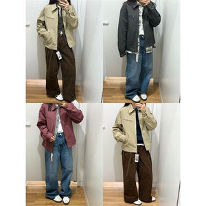 高品 U家巴恩风底特律夹克外套休闲茄克牛仔外套男女 A1279-P105图片