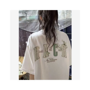 H0767-P35刺绣短袖t恤女夏季新款潮牌宽松上衣图片