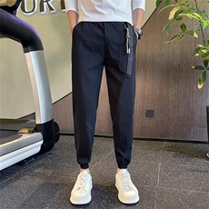 春夏季男士休闲裤薄款2024春夏季色工装裤宽松束脚九分裤子K206，男装休闲裤，星座1116A-2（原606A-1）