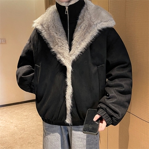 主推冬季假两件座山雕加厚外套潮加厚棉衣XZ102B-1M816-P145图片