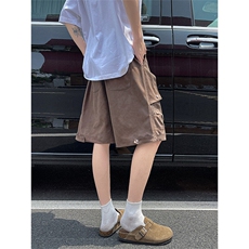 废土风工装短裤男生2025年夏季原创美式高街直筒短裤裤子特批42，男装牛仔裤，电商B319