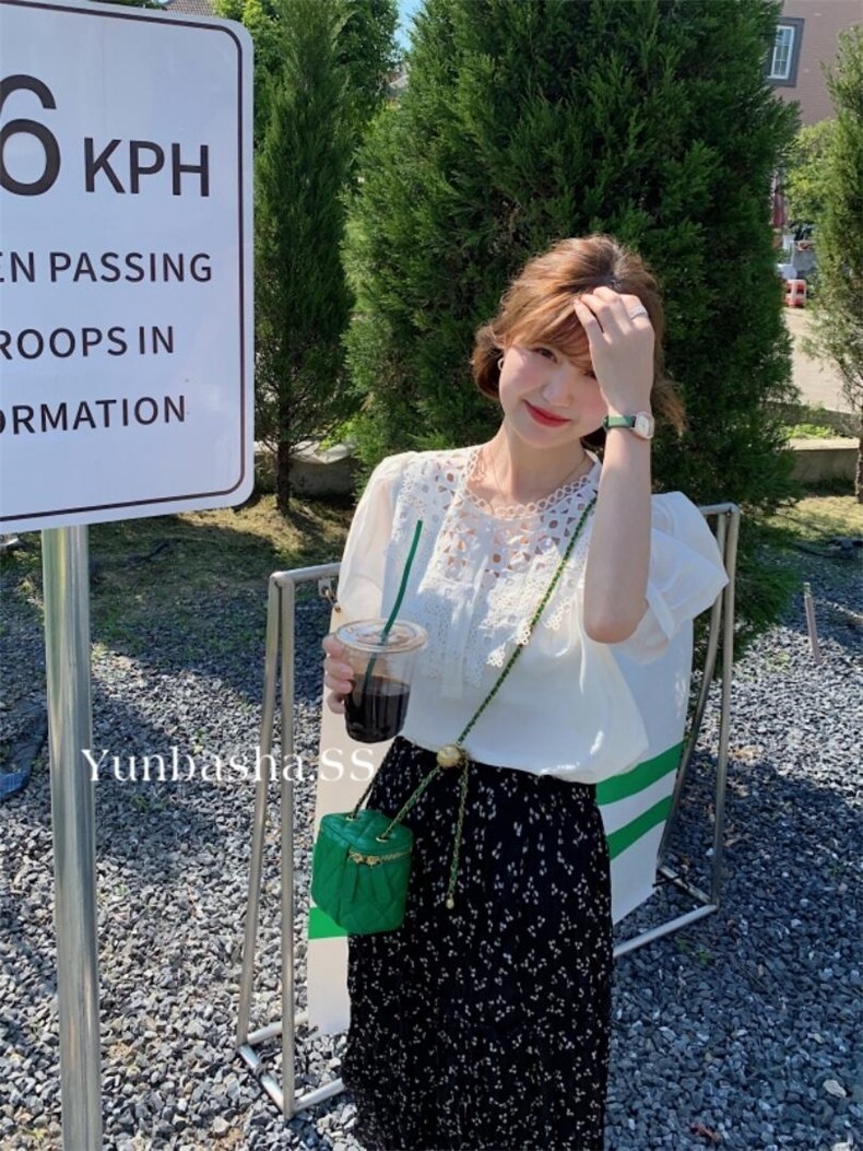 2022韵芭莎夏季新款镂空设计上衣，其它，韵芭莎