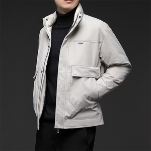 D8230秋冬新款2023年男士休闲羽绒服加厚保暖夹克外套P210图片