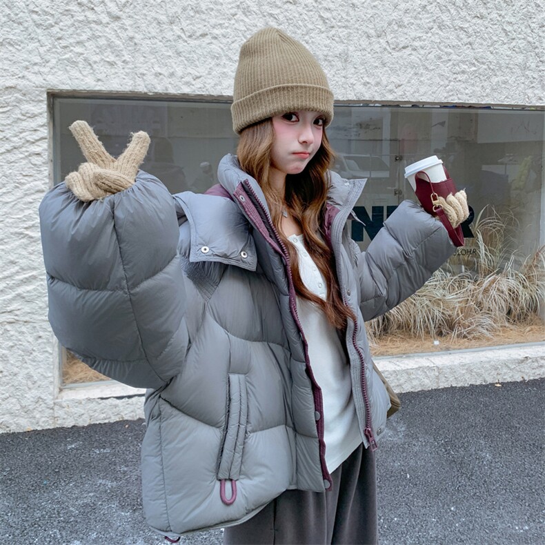 新款2025年冬季图片色90白鸭绒羽绒服-P325-K438,女装羽绒服,2C011