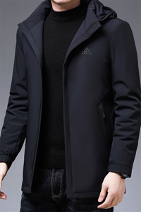 AN9149钱塘2020-3秋冬新款中老年羽绒服连帽休闲保暖外套P285图片