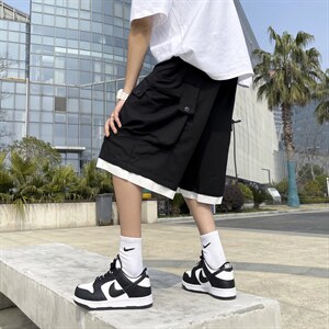 男春季潮流时尚休闲短裤工装裤A84P34图片