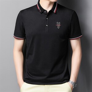 polo衫男夏季新品t恤男短袖翻领保罗衫商务男装潮流半袖体恤，男装T恤，电商B212（原钱塘6029）