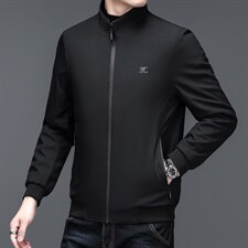 时尚潮流夹克2023年春秋季新款男士商务外套中年休闲上衣百搭男装，男装夹克，电商B212（原钱塘6029）