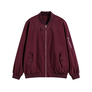 光板夹克二开 秋装山系户外防水棒球服工装袋外套F360 P55图片