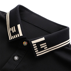 HP8052夏季新款男士T恤衫简约印花男士短袖翻领通勤男装，男装T恤，电商B360