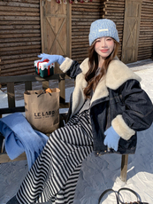 女装女士精品短外套保暖2025年冬季2C112-H024-P-235-K355，女装短外套，2C112