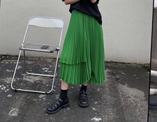 夏季哑光弹力花瑶半裙，女装半身裙，MVP