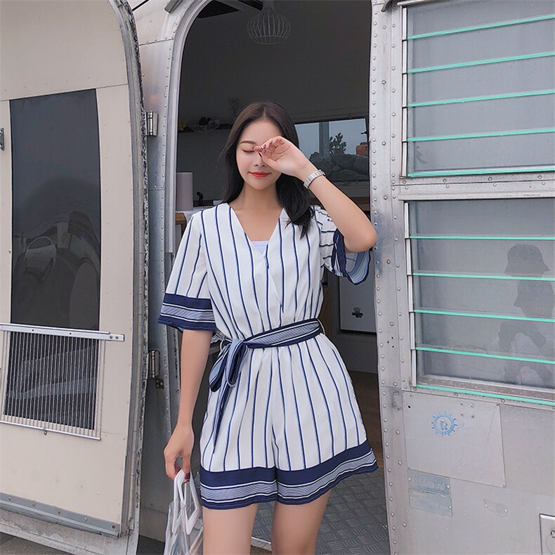 大货已出条纹控的青睐～连体裤262A-8806-P75-K118,女装休闲裤,Yologo