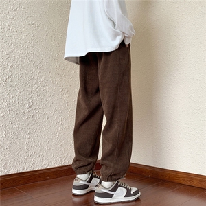 D329-QM542-薄款P45加绒P50秋冬季休闲裤男面料成分:100涤纶图片