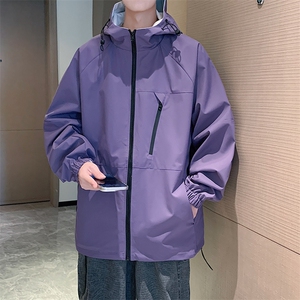 新款现货户外双面穿连帽夹克男 冲锋衣外套JK903 -P80图片