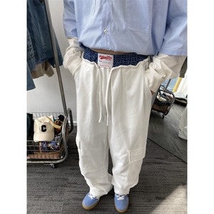 INS美式潮流假两件拼接宽松大口袋工装裤B315-K24355-特p40-控78图片