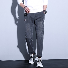 YDL6852男士2023年春季新款弹力休闲裤宽松潮流裤子牛仔裤P70，男装休闲裤，电商B360