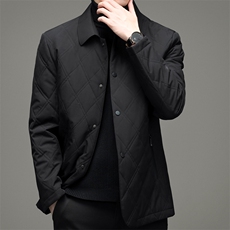 BEM9601钱塘2020-2中年男士冬季厚款商务休闲翻领棉衣夹克P150，男装棉衣，钱塘207-2