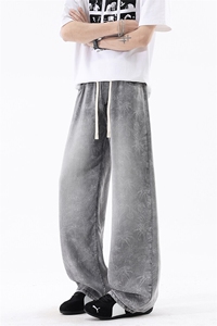 B221 美式ins高街宽松直筒莱赛尔冰丝牛仔裤 LK25528-特P45控88图片