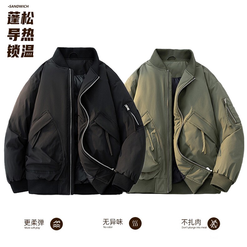 高品质冬季2025新加绒加厚百搭棉衣棉服外套MY8923-P95，男装棉衣，星座610B-1