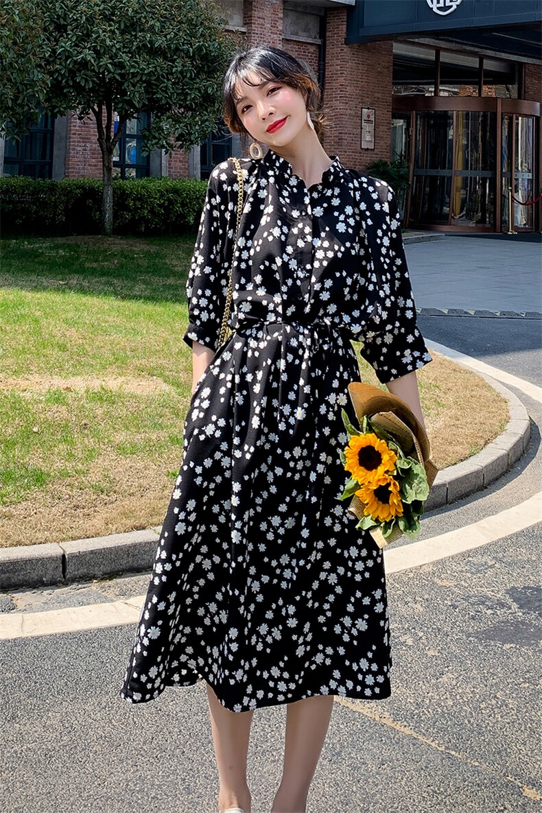 大货已出2021夏款小雏菊连衣裙262A-Y3931-P85-K138,女装连衣裙,Yologo