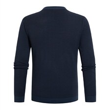 针织衫男圆领长袖t恤中年男士春秋薄款潮流打底衫衣服XYG2201P40，男装T恤，星座306A