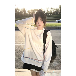 美式高街解构工艺速干长袖T恤衫男女款防晒上衣户外运动骑行服潮图片