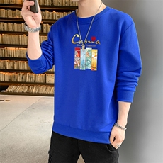 主推有差价2025秋季现货新款圆领印花休闲套头卫衣男士F150-P15，男装卫衣，星座1816-2（原1210–2）