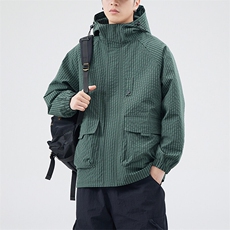 秋季户外连帽夹克男外套男女同款DSA157B-JK7811-P75，男装夹克，电商A157B