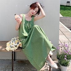 现货绿色条纹两件套2C206-L273-P135-K188，女装套装/套裙，2C206