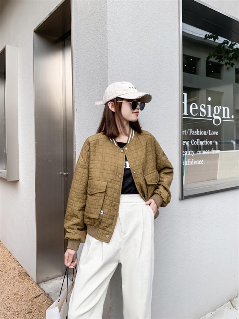 大口袋棒球领外套，其它，百变诱惑(6F)