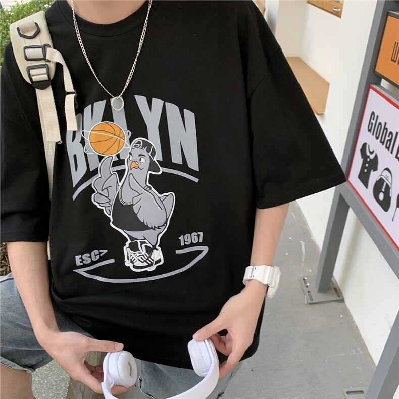 高点击！夏季大码青少年中性宽松t恤短袖半袖体恤A422-1-DT13-P28,男装T恤,电商A422-1