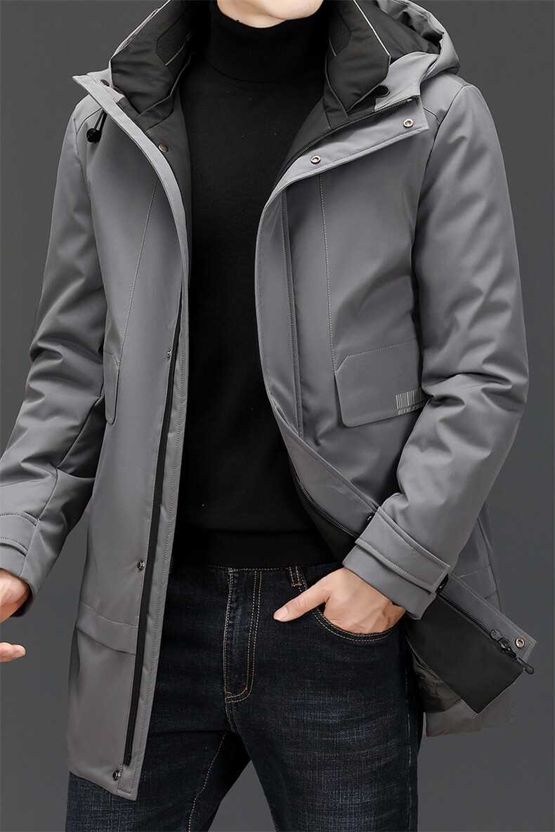 BZ80869钱塘2020-2新款中年男士连帽保暖羽绒服外套量大价优P308,男装羽绒服,钱塘207-2