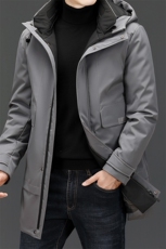 BZ80869钱塘2020-2新款中年男士连帽保暖羽绒服外套量大价优P308，男装羽绒服，钱塘207-2