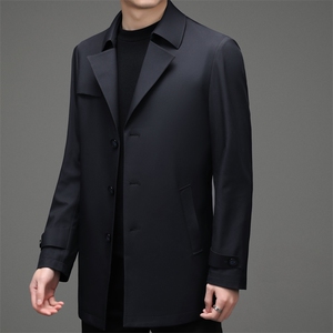 CDN2106钱塘2020-2中年男士春秋包商务休闲简约百搭风衣P165图片