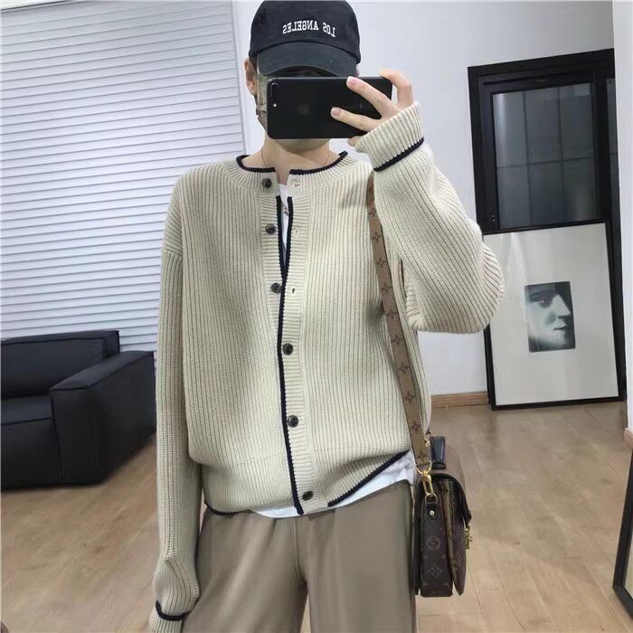 开衫常规款单件常规通勤简约款百搭开衫，女装针织衫/毛衣，鑫之绒