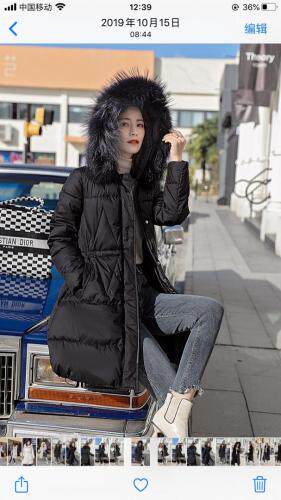 2021冬季收腰加厚羽绒棉，女装，婉伦