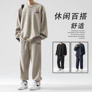2026年新款男士长袖长裤男款可外穿宽松套装TZ831-特批-98图片