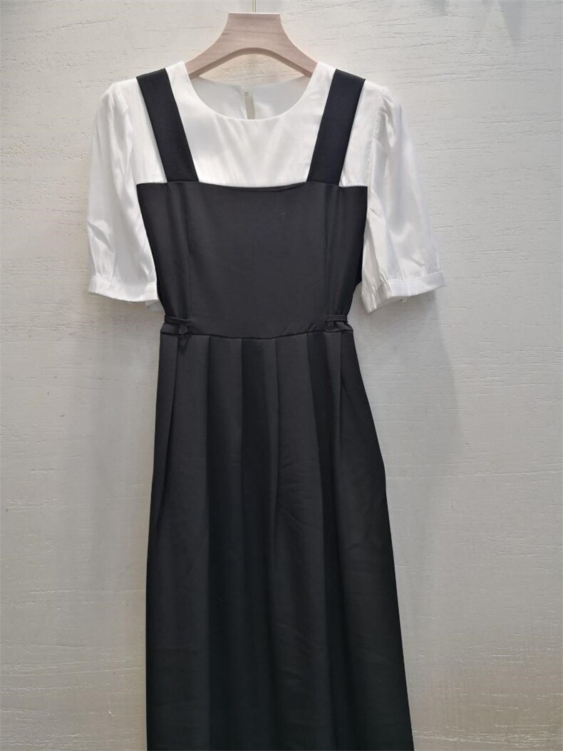 （现货）假两件连衣裙，女装连衣裙，伊娜蕾尔