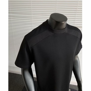 美式重磅cleanfit正肩设计短袖T恤夏季重磅硬汉小领口半袖衣服男图片