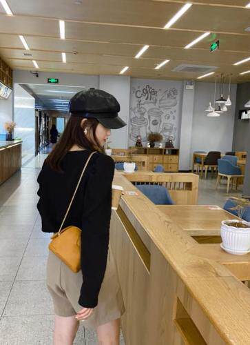 韩系泡袖上衣，其它，唯品