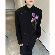 现货！25春季男士设计感新中式刺绣礼服西装xz104-p145，男装西服，电商B288