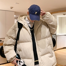 冬季新款羽绒韩版宽松加厚连帽保暖青少年棉衣外套WT09-P60，男装棉衣，电商A128