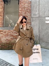 秋季新品时尚风衣，女装风衣，亿炫