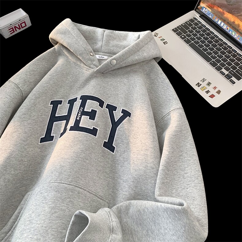 618B-1-DY51-美式潮牌刺绣连帽衫男女高街情侣卫衣外套P60控88，男装卫衣，星座618B-1