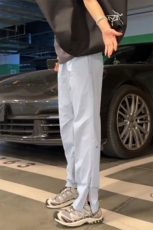 复合版本新款侧拉链大码直筒户外运动休闲裤男K59551-特P50控98，男装休闲裤，电商A001