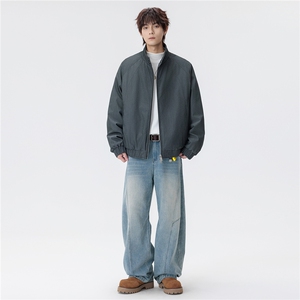 美式休闲2025冬季新原创宽松潮流立领棉衣男棉服情侣大码GS60212图片