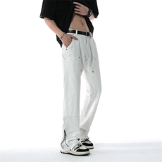 美式高街微喇叭牛仔裤B342-K7030-P65控88，男装牛仔裤，电商B342